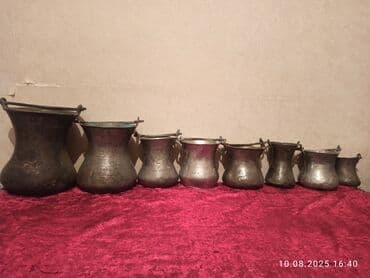 şireli qazan: Qazan, rəng - Qəhvəyi, Mis — 1