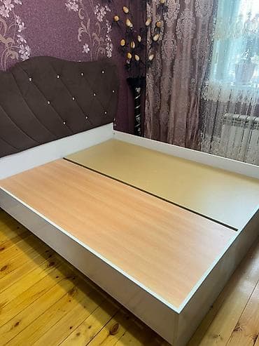 Двуспальная кровать, Без подьемного механизма, Без матраса, Без выдвижных ящиков — 4