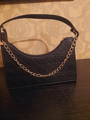 Çantalar: Yeni qara çanta satilir islenmeyib — 4
