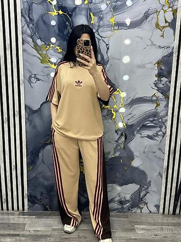 adidas dest: Qadın idman dəsti – 2 hissədən ibarət rahat komplekt - Model: geniş — 2