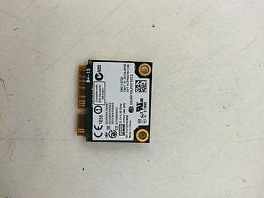ipjone x: Intel WLAN mini PCIe Wi‑Fi adapter - İstehsalçı: Intel - Form faktor — 3