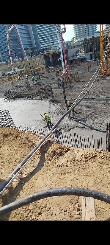 fundament: Beton tökmə və nasos xidməti - Tikinti sahələri üçün yüksək — 1