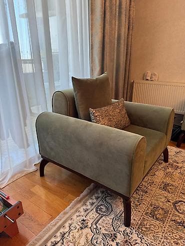 qedimi kreslo: Divan, 2 kreslo, Bazasız, Açılmayan — 4