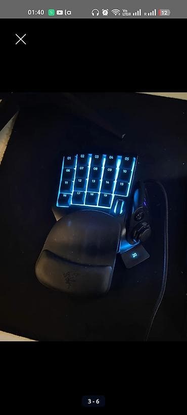 kreditlə kompüter: Razer Tartarus V2 – mecha-membran oyun klaviaturası (one‑handed gaming — 6