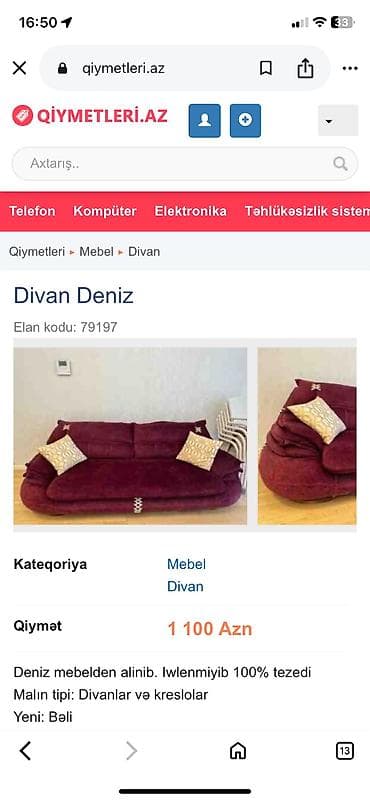 kafe divan: Divan, Açılmayan, Bazasız, Parça — 3