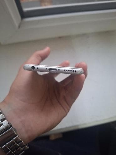 i̇phone barter: IPhone 6, 16 GB, Gümüşü, Barmaq izi — 6