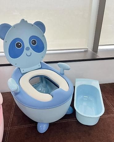 Унитазы для маломобильных людей: Uşaq tualeti – panda dizaynlı - Rənglər: açıq mavi və açıq çəhrayı - — 4