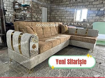 Künc divan, Qonaq otağı üçün, Parça, Bazalı, Açılan