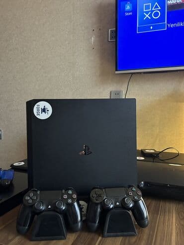 Playstation 4 Pro🔥 Nazik kabel✅ Original Pultlar✅ Original Kabeller🔥