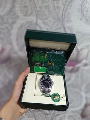 saatli: Yeni, Qol saatı, Rolex, rəng - Gümüşü — 2