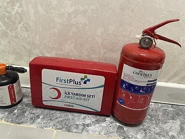 Yanğın təhlükəsizliyi və ilkin tibbi yardım komplekti Məhsullar: - — 2