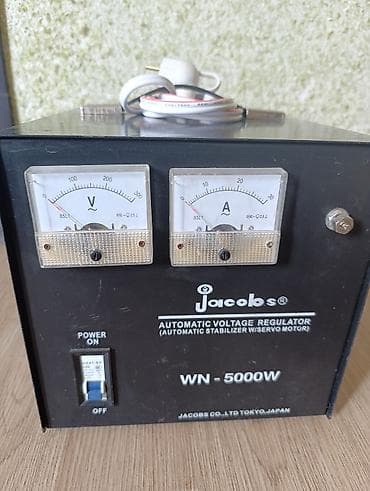 stabilizatorlar: Jacobs WN-5000W avtomatik gərginlik tənzimləyicisi (Automatic Voltage — 1