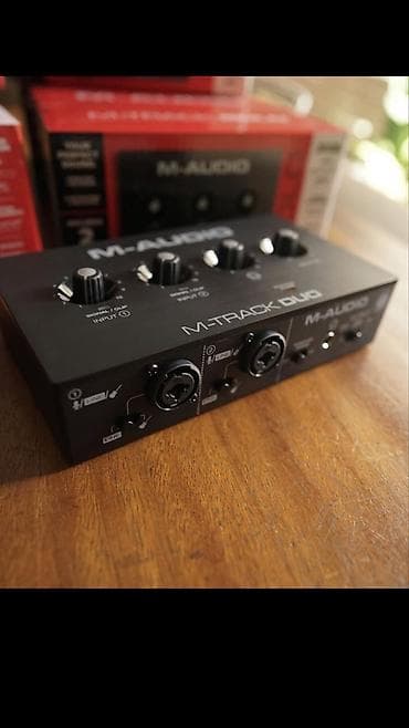hyper x cloud 2: M-Audio Mtrack Duo Səs Kartı satıram. Durumu yepyenidir, çox az — 1
