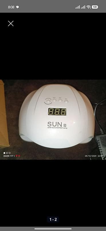 Pitiminutkalar: SUN 54W Sunuvled Nail Lamp – gel lak və gel sistemləri üçün UV/LED — 1