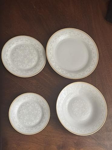 versace servis: Nahar dəsti, rəng - Ağ, Farfor, 6 nəfərlik — 1