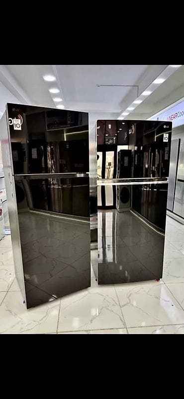 soyuducu kamera satilir: Yeni 4 qapılı LG Soyuducu Satılır, rəng - Qara — 1