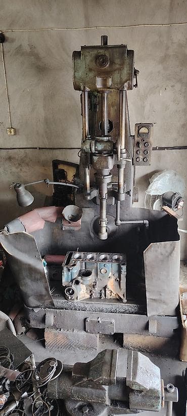 mator su: Sənaye şaquli qazma–honlama dəzgahı - Avtomobil mühərrik bloklarının — 8