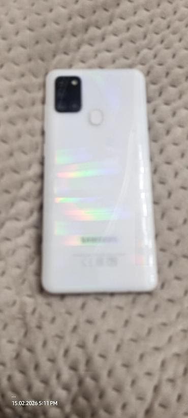 redmi note 9 s: Samsung Galaxy A21S, 32 GB, rəng - Ağ, Sensor, Barmaq izi, İki sim kartlı — 1