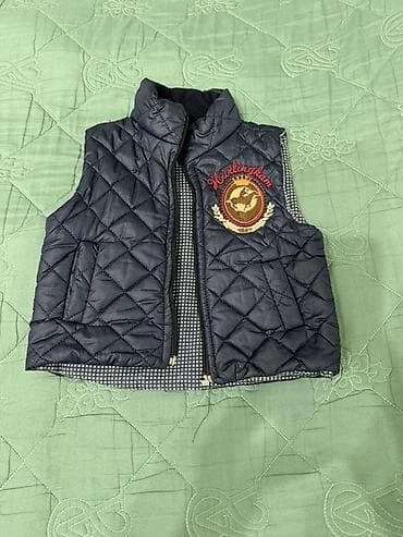 Uşaq üçün quilted sleeveless jilet - Rəng: tünd göy - Naxış: rombvari lalafo.az -da Uşaq üçün quilted sleeveless jilet - Rəng: tünd göy - Naxış: rombvari