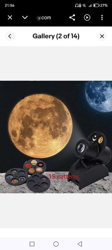 projektor isiq: Qalaktika Proyektor Lampası — 3