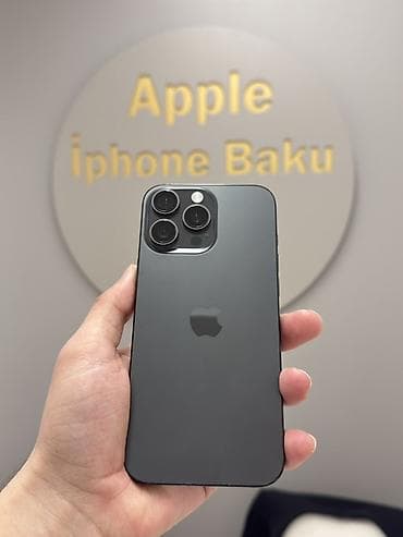 irşad electronics iphone x: IPhone 16 Pro Max, 256 GB, Black Titanium, Face ID, Simsiz şarj, Zəmanət — 1