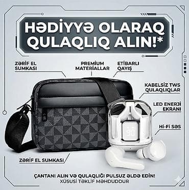 nike çanta: Xüsusi təklif! Şık çantanı al və PULSUZ olaraq qulaqlıqlar əldə et 🎧 — 1