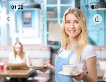 Təcili ofsiant xanım tələb olunur 
Ünvan zirə qəsəbəsi 91-ci küçə