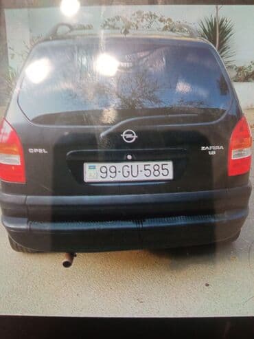 byd kredit sertleri: Opel Zafira: 1.8 l | Universal — 2