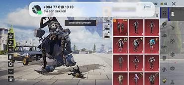 PUBG Mobile hesabı – müxtəlif nadir görünüşlər və zəngin inventar - — 2