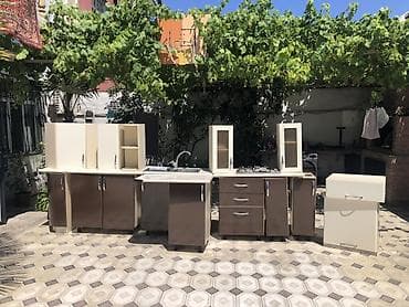 Mətbəx mebel dəsti:imumu 4,50 sm ən uzun tərəf 2,40 düz formada və ya — 1