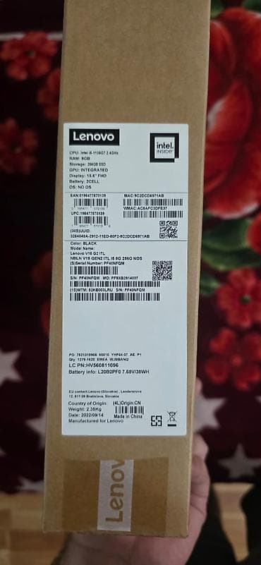 intel core i3: Yeni Lenovo 15.6 ", Intel Core i5, 256 GB — 2
