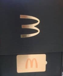 oglan ucun hediyyeler: McDonald’s qızıl kart Ömürlük McDonald's-dan hər həftə təklif olunan — 3