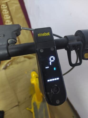 электрический скутер в баку: Elektrik skuter – sarı rəng - Rulda inteqrasiya olunmuş LED displey — 5