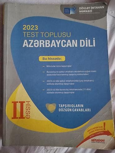Testlər: Azərbaycan dili Testlər 11-ci sinif, DİM, 2-ci hissə, 2023 il — 1