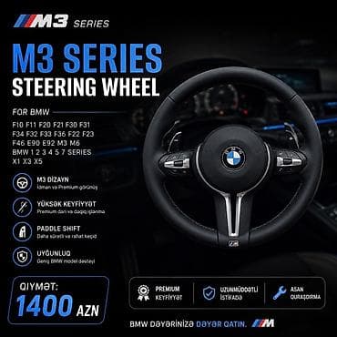 M3 Series sükan — BMW üçün Xüsusiyyətlər: - M3 dizaynı: idman və — 1