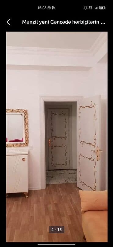 lalafo долгосрочная аренда квартир: Mənzil 3 otaqlıdır Gəncə şəhərində Hərbiçilərin binasında yerləşir — 8