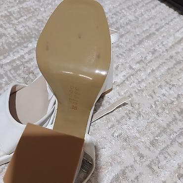 basanojka: Ölçü: 38, rəng - Ağ, Yeni — 5