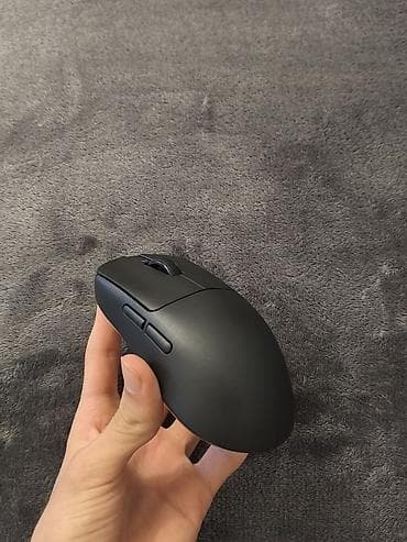 mini pc computer: VXE R1 SE simsiz kompüter siçanı - Minimalist, mat qara dizayn - Sağ — 3