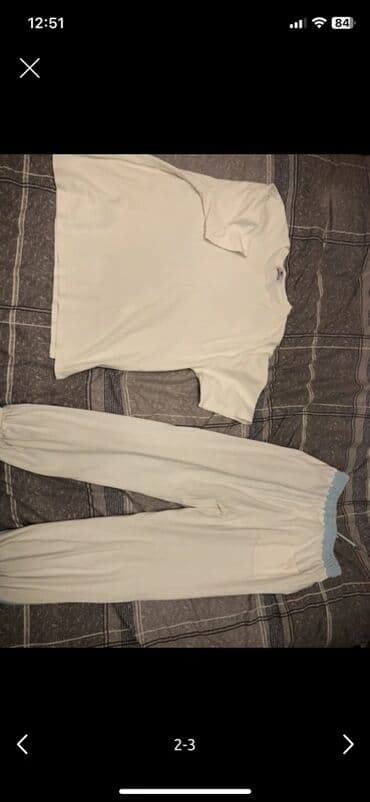 Uşaq pijama dəsti - Ölçü: 2–3 yaş (şəkildə qeyd olunub) - Rəng