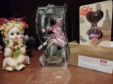 оригинальный подарок девушке: Hədiyyə dəsti dekor üçün.Birlikdə 20 m satılır - Şüşə kompozisiya — 1