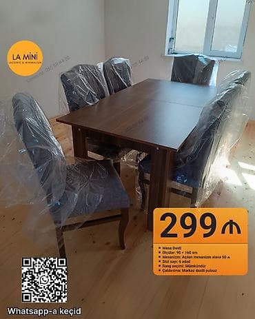 metbex stol desti: Açılan, 6 stul — 1