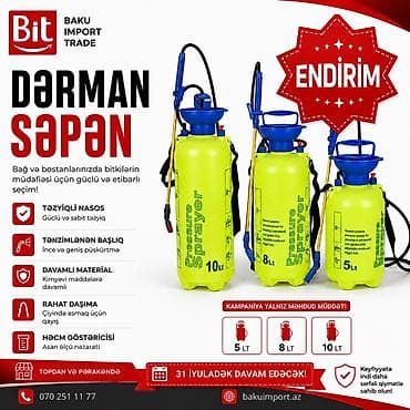 Kənd təssərüfatı avadanlığı: Dərman səpən – bağ və bostan bitkilərinin qorunması üçün güclü və — 1