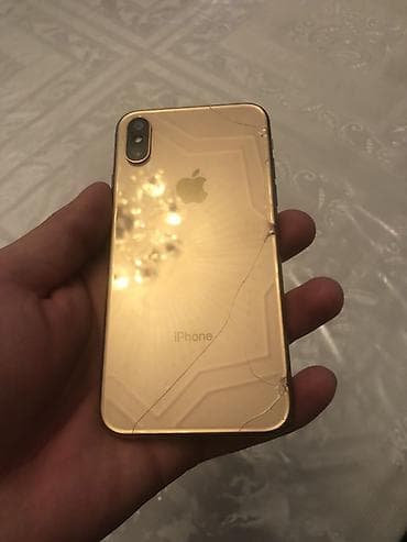 iphone 13 pro max bakida qiymeti: IPhone Xs, 256 GB, Qızılı, Qırıq — 1