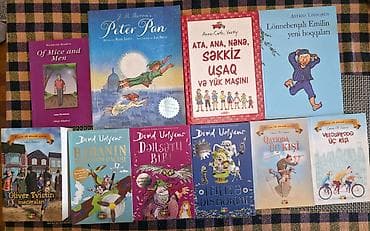 Müxtəlif kitablar (Bədii, testlər, lüğətlər) Salam. Şəkillərdəki