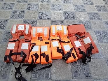 aşbaz geyim: Məhsul: Xilasetmə jiletləri dəsti Təsvir: - Parlaq narıncı rəngli — 1