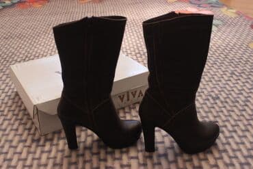 черные мужские сапоги: Размер: 36, цвет - Капучино, Новый — 9