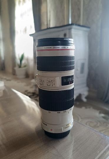 dji osmo mobile 7: Canon EF 70-200mm f/4L USM telefoto zum obyektiv - Montaj: Canon EF — 1