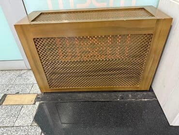 abşivka taxta: Dekorativ radiator örtüyü - Material: ağac əsaslı korpus, ön və üst — 3