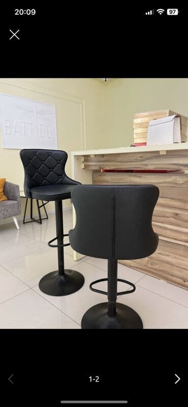 jaluzler metbex üçün: Mətbəx üçün, İşlənmiş, Qatlanmayan, rəng - Qara Stul — 2