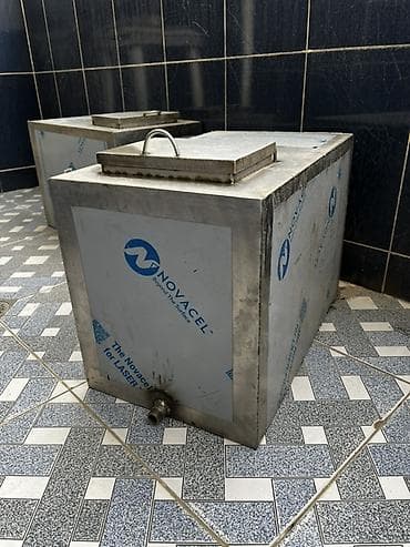 metal fermalar: Paslanmayan poladdan (inox) hazırlanmış kvadrat forma texniki çən — 3